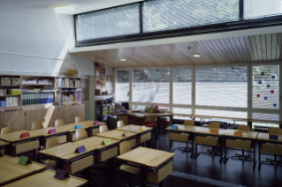 Lichtstimmung im Klassenzimmer (© Dominic Büttner, Zürich)